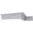 5 1/2"H x 3 3/4"P x 6 3/4"F x 94 1/2"L Rose Crown Moulding