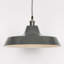 1 - Light Silver Dome Pendant