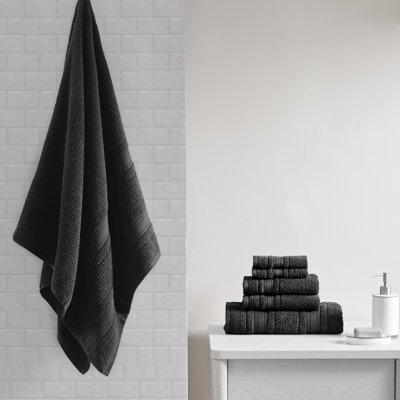 Adrien 100% Cotton Quick Dry Anti-Microbial Super Soft Bathroom Towel Set