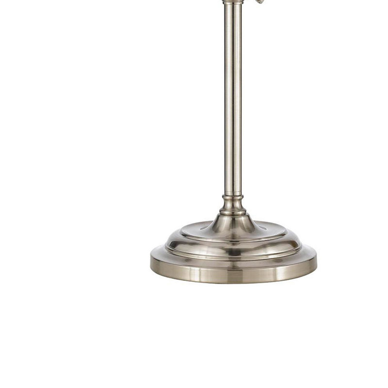 Lampe arquée 25 po Kristah, Argent argent
