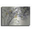 «Magnolias Yellow Grey» par Shirley Novak, art mural en métal, 24 po x 16 po