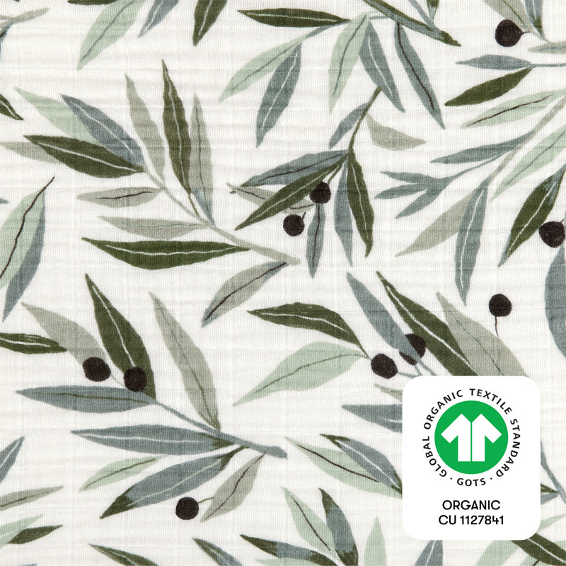 Olive Branches Changing Pad Cover