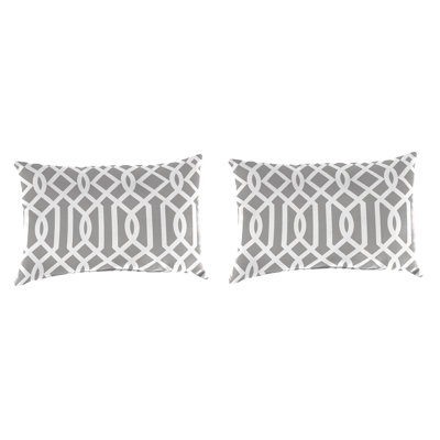 18" x 12" Outdoor Lumbar Throw Pillow (Set of 2)