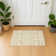 Premium Machine Washable Dockside AMF1820 Reindeers and Snowflakes Rug