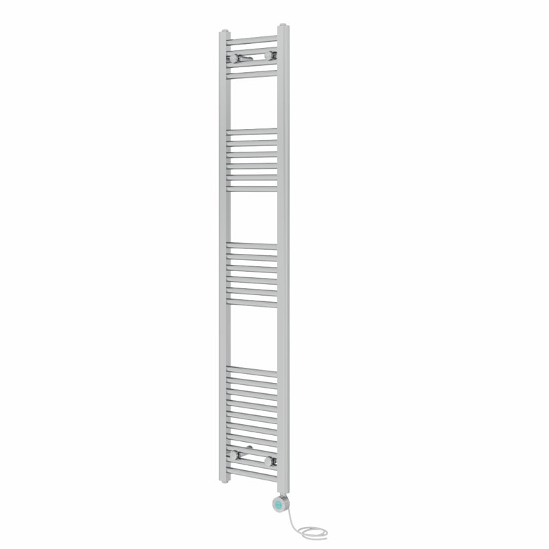 Ariany Straight Towel Rail Heated Towel Rails, 160cm H x 30cm W x 3cm D, Chrome
