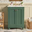 Meuble-lavabo moderne avec rangement à fermeture en douceur et tablette réglable-1329859939