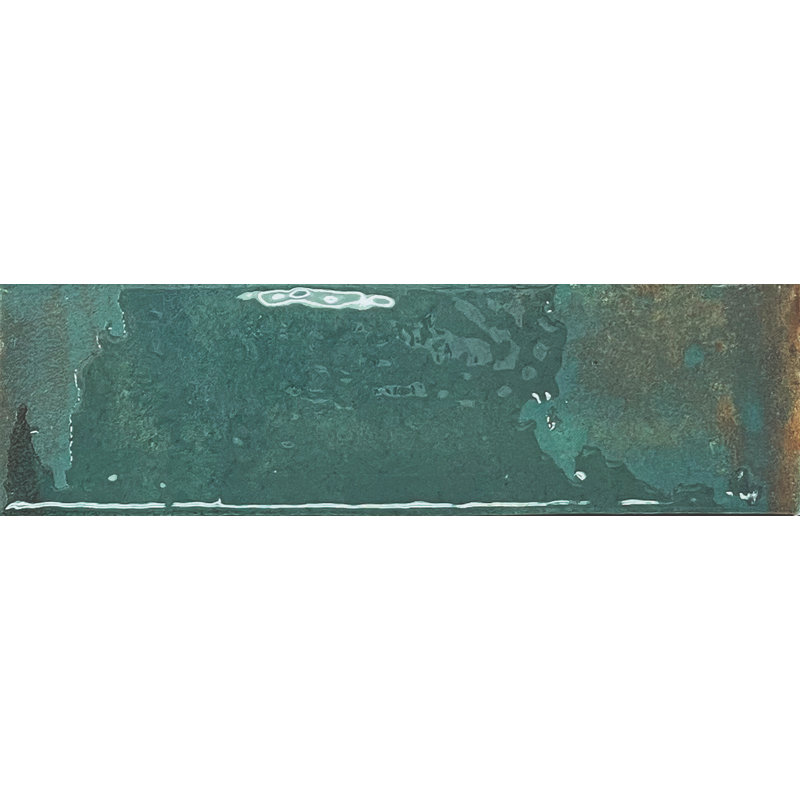 Granadella Glossy Porcelain Tile, 2.5x8.8, Esmeralda