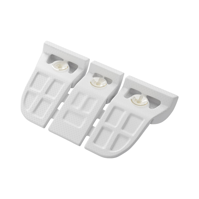 Coussin de salle de bain en mousse Eva avec 3 ventouses - soutien ferme, appui-tête à séchage rapide et résistant aux odeurs