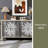 Sideboard Buffet Cabinet, Storage Cabinet With Storage,Modern Storage Cabinet With 4 Doors & Adjustable Shelves For Living Room-1539038449