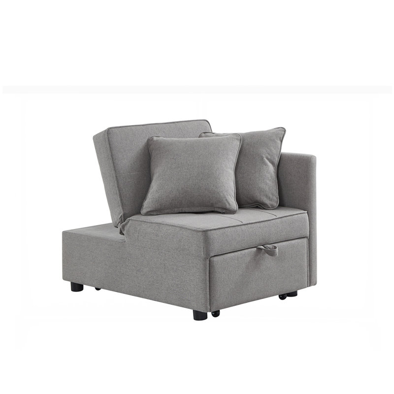 Fauteuil convertible 4 en 1, Gris