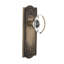Meadows Plate with Oval Clear Crystal Door Knob-400752653-400752661