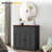 Metal Frame Mirror for Wall, Round/Rectangle Bathroom & Entryway Mirror Decor, Easy Install-1724088432-1724088433