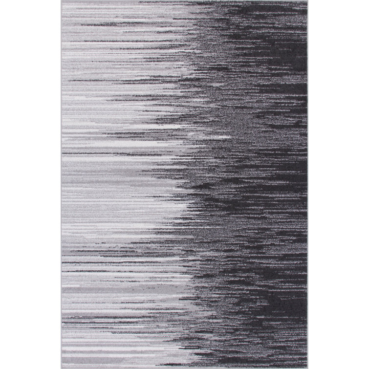 Tapis abstrait gris Gwyn