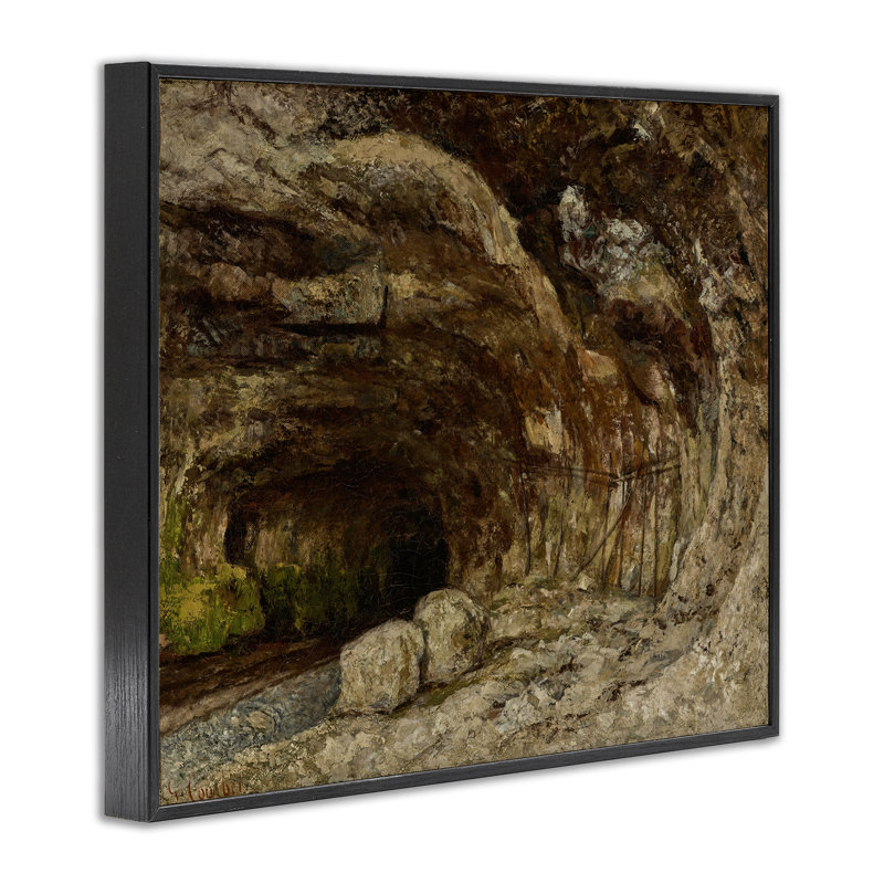 Art classique, estampe numérique de la grotte de Sarrazine par one1000paintings, H 11 po x l 14 po