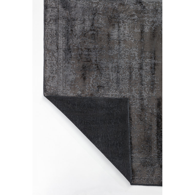 Rapture Gray Abstract Luxury Area Rug, Rectangle 7'10" x 11'2"