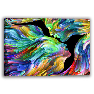 «Colorful Vibrant Love», impression sur toile tendue