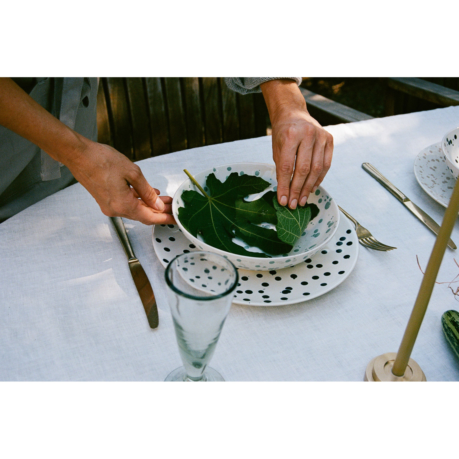 Year & Day Splatter Big Bowls, Green