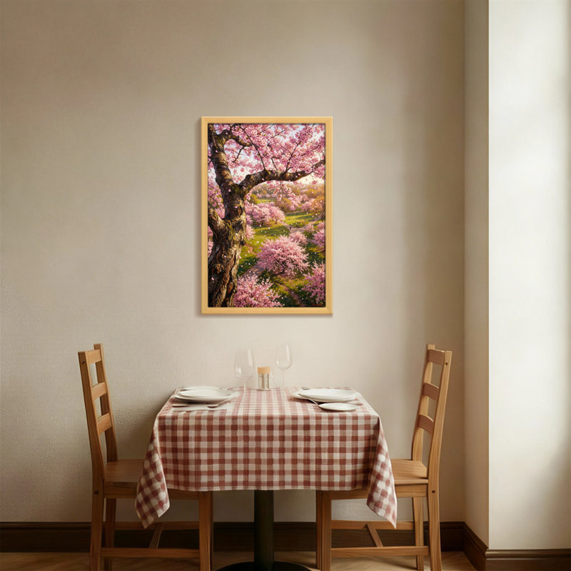 Plantes et fleurs, fleurs de cerisier, printemps, jardin, fleurs roses, H 18 po x l 12 po