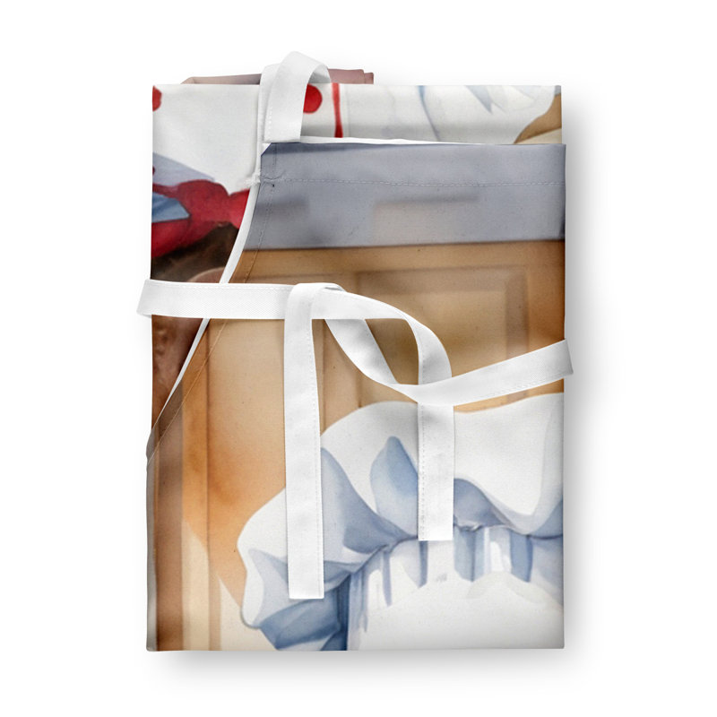 No Pattern Bib Apron