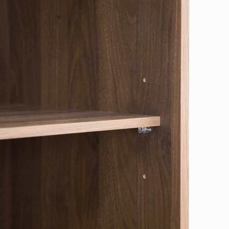 Armoire de rangement haute avec garde-robe de chambre à coucher, Brown