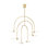 Calumn 6 - Light LED Chandelier