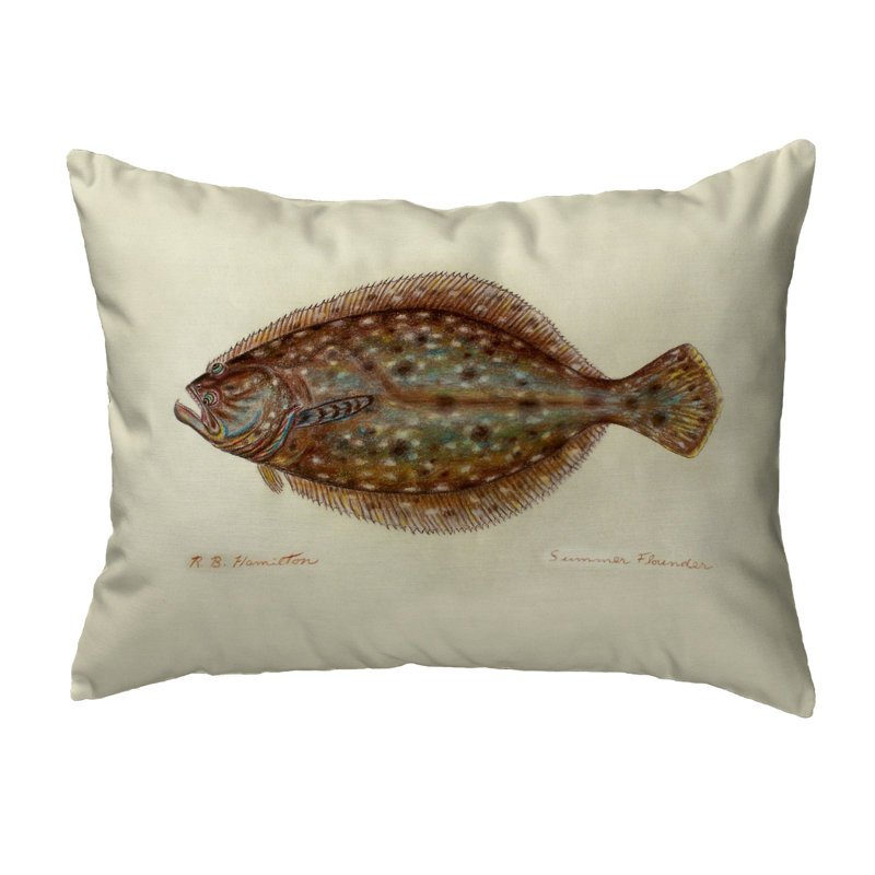 Outdoor Reversible Throw Pillow