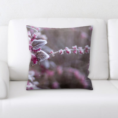 Microsuede Reversible Throw Pillow
