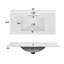 Meuble-lavabo moderne 36 po avec cadre solide, 1 porte à fermeture douce et 3 tiroirs, armoire de rangement moderne-1243423984