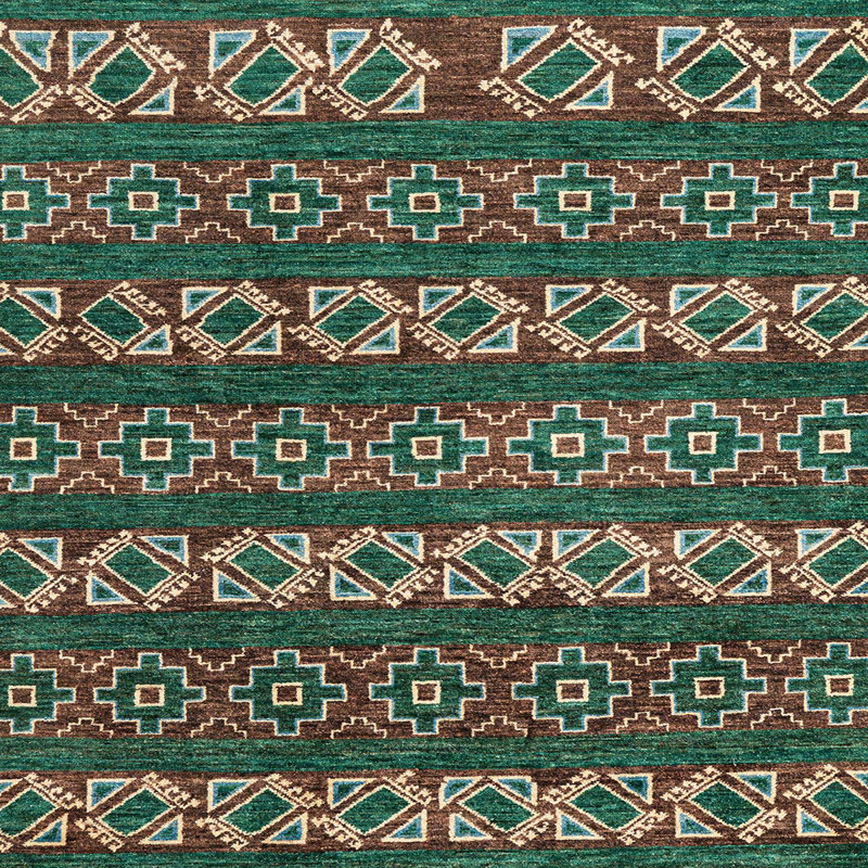 Tapis abstrait moderne 1831, Carré 8 pi