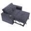 Canapé convertible 1 pièce Corduroy-1736112487