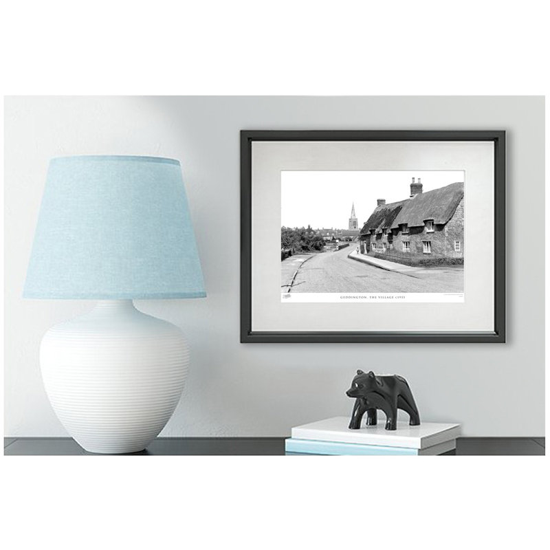 Geddington, The Village C1955 by Francis Frith - Single Picture Frame Print, 60cm H x 80cm W x 2.3cm D