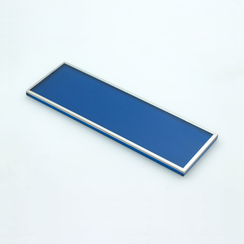 Artista 3" x 9" Glass Subway Tile, True Blue
