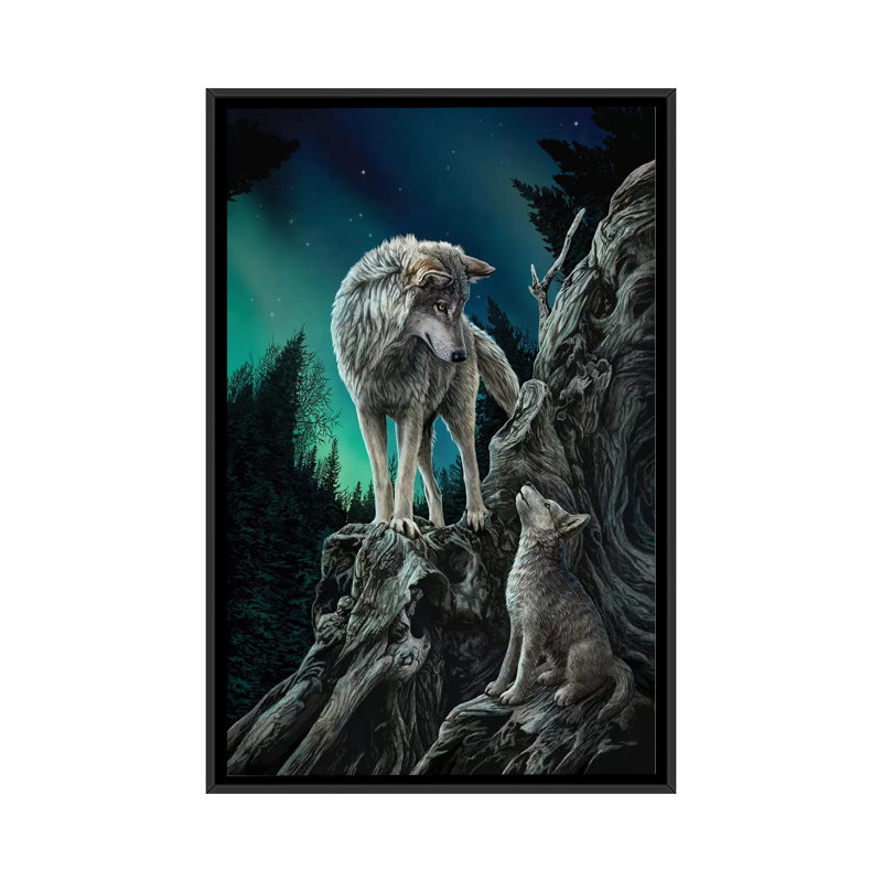 «Guidance», impression sur toile, H 26 po x l 18 po x P 1,5 po, Toile avec cadre noir, Pas de tapis