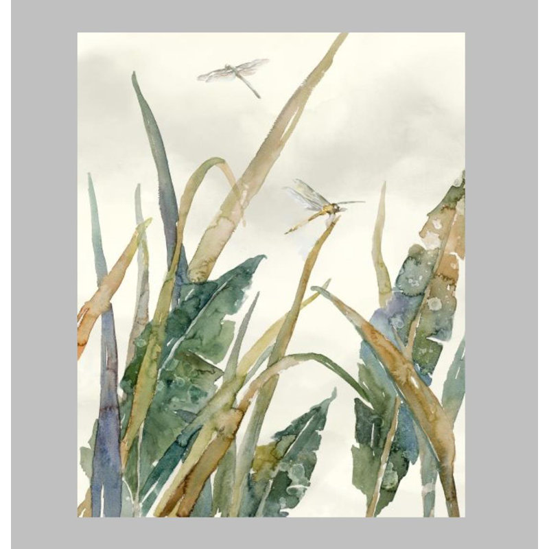 Tropical Breeze II Print by Sara Brown, 30" H x 24" W x 1.5" D, Image Brush Gel
