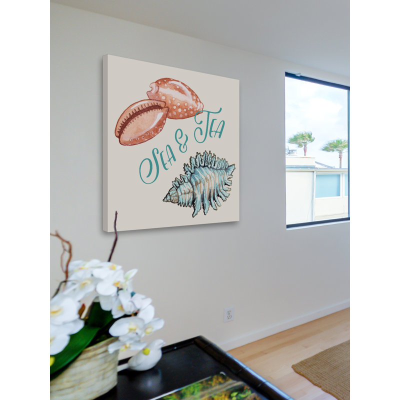Sea And Tea - Wrapped Canvas Print, 122cm H x 122cm W x 3.81cm D