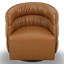 Chaise pivotante rembourrée