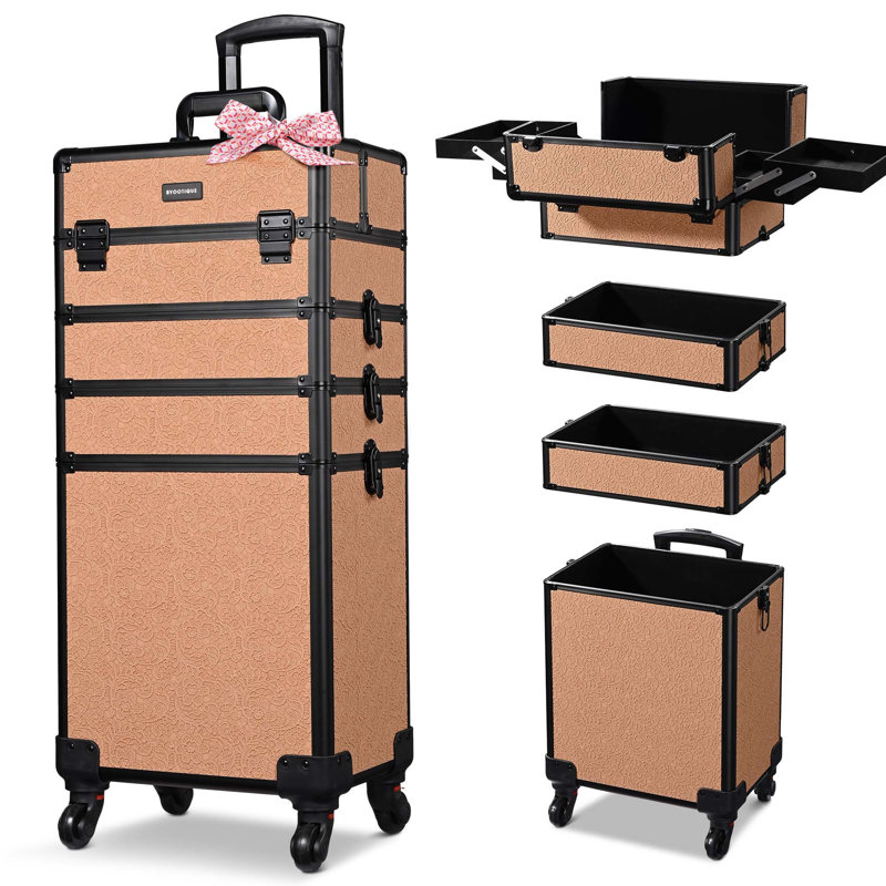 Organisateur de maquillage Byootique 4in1, Corail rococo