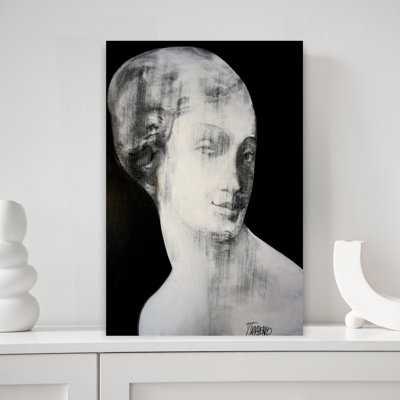«Elegant Abstract Woman Abstract Classic Contemporary Portrait», art mural