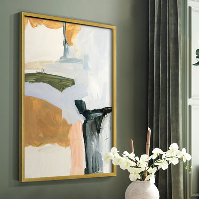Palette Meld II Framed Print - Solid Wood