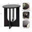 Table d'appoint ovale en bois-1124430814