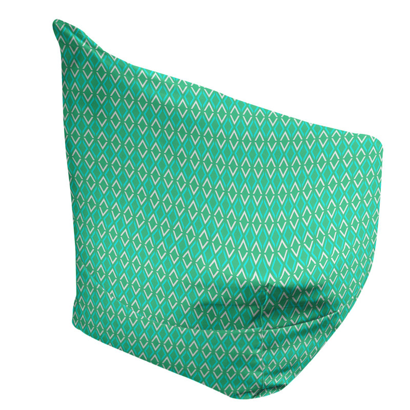 Petite chaise à sacs à billes & Kitterman, Vert / Sarcelle, H 86 po x l 2 po x P 43 po, Pas de bourre