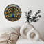 Horloge murale paon