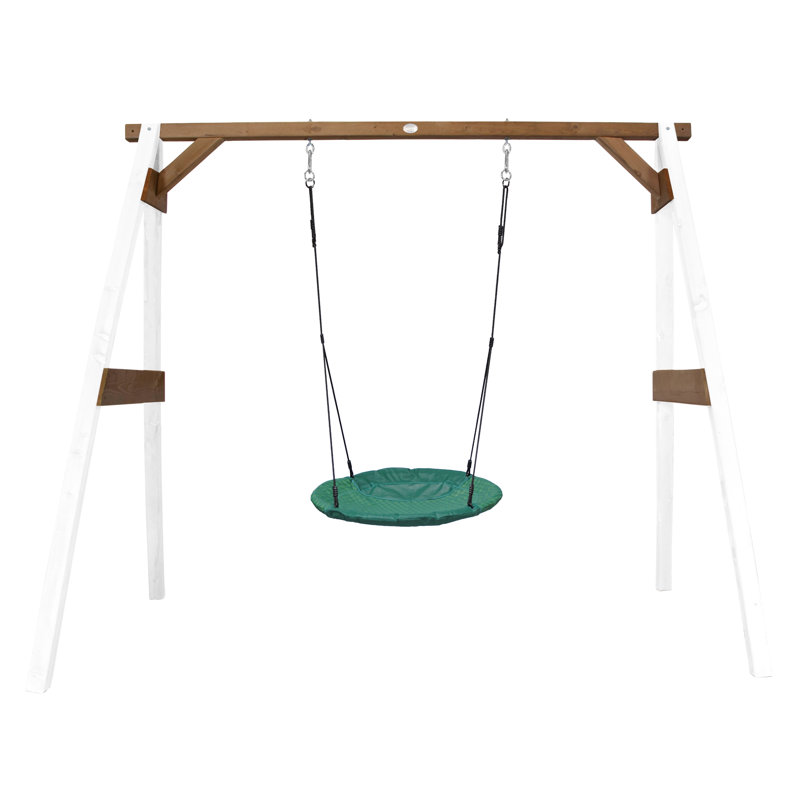 AXI Hemlock Swing Set with 1 Swing(s), White/Brown