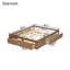 Lit plateforme avec 6 tiroirs de rangement, lit de rangement en bois de pin-767492579-767492604