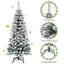 Arbre de Noël enneigé 4,5 pi