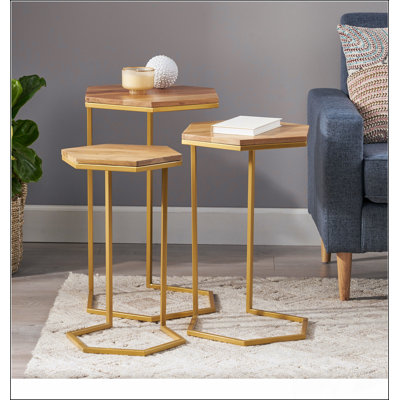 END TABLE SET OF 3 Modern End Table Solutions,Compact End Table Collection