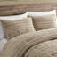 Édredon 2 pièces en chenille brun clair pour lit simple / simple TG, design Southwestern