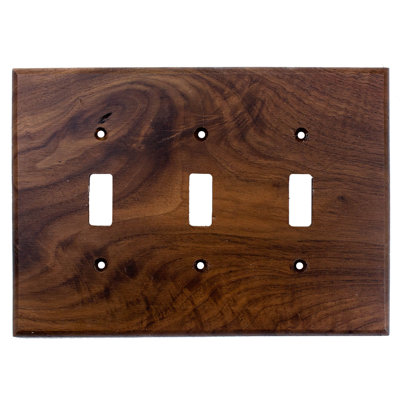 Traditional 3-Gang Toggle Light Switch Wall Plate