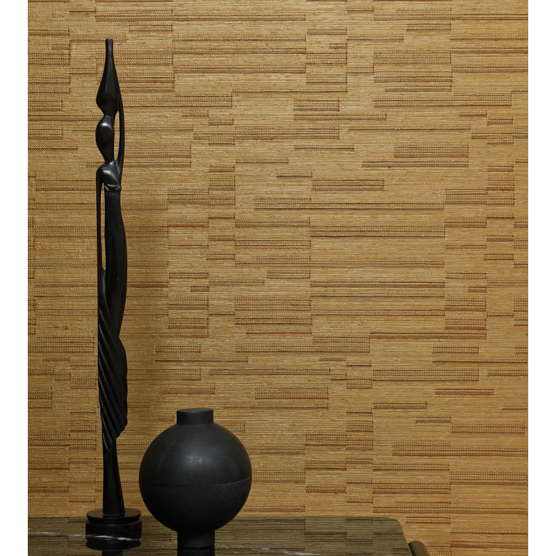Rouleau de papier peint L 72 pi x l 55,12 po Le premier mur Rabane The Wall, Charbon