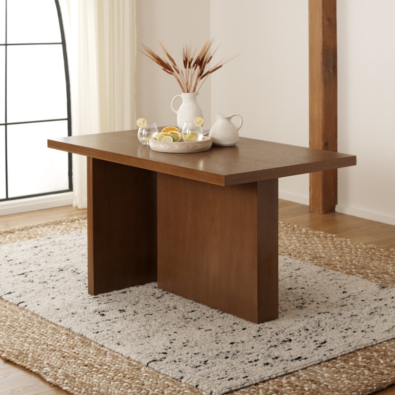 Aava 53.9'' Dining Table, Natural Brown